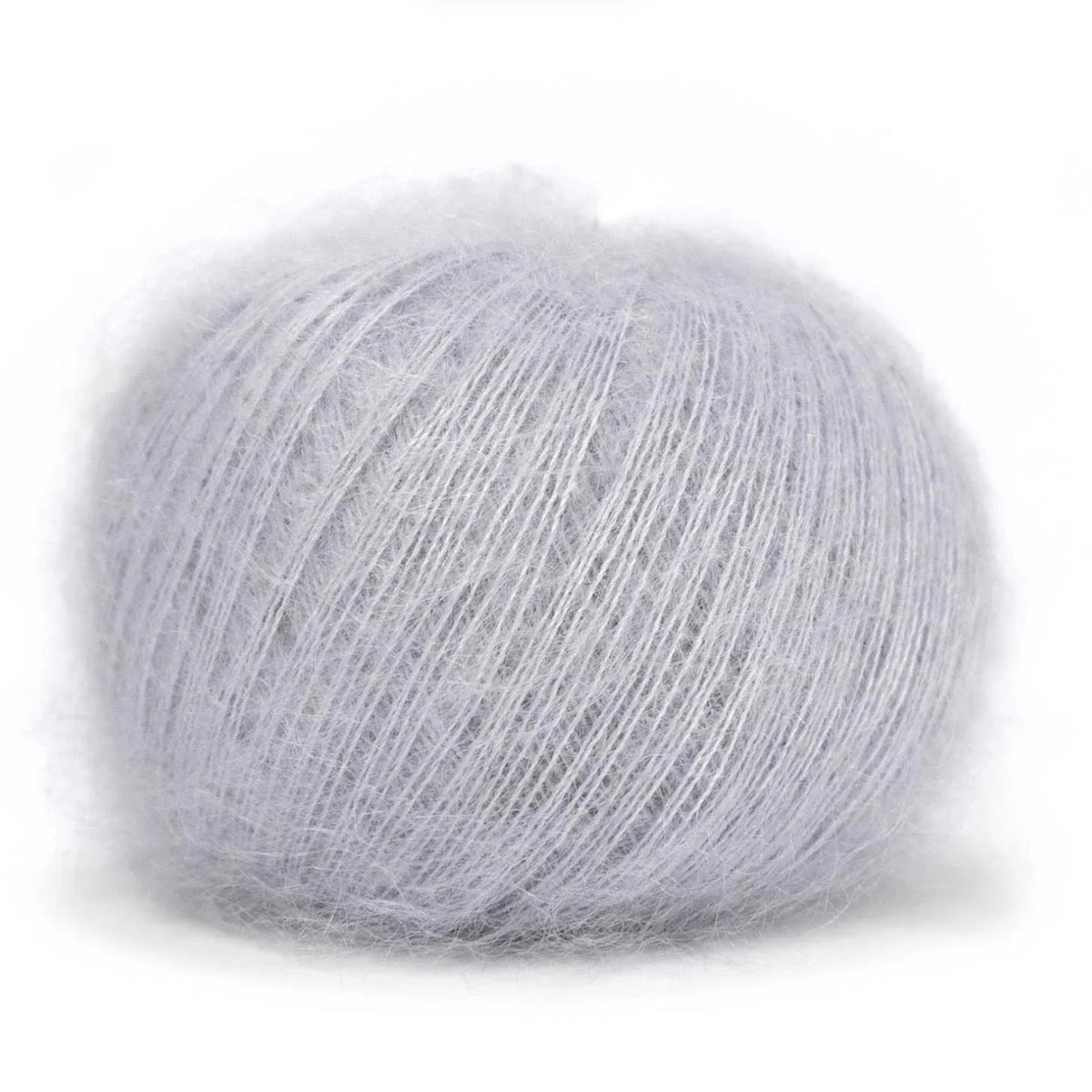 Pascuali Mohair Bliss, super kid mohair and mulberry silk ball, grey shade