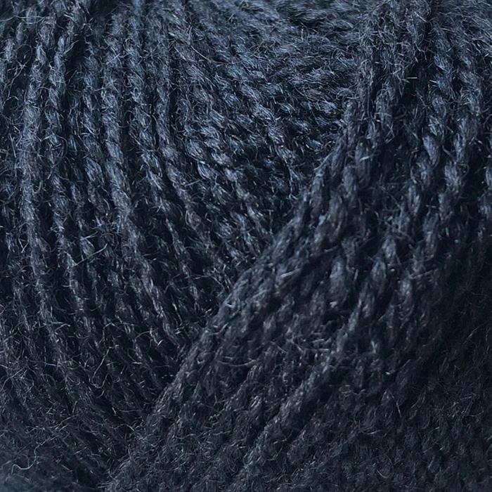 Gepard Wild & Soft, merino and tussah silk ball, black shade
