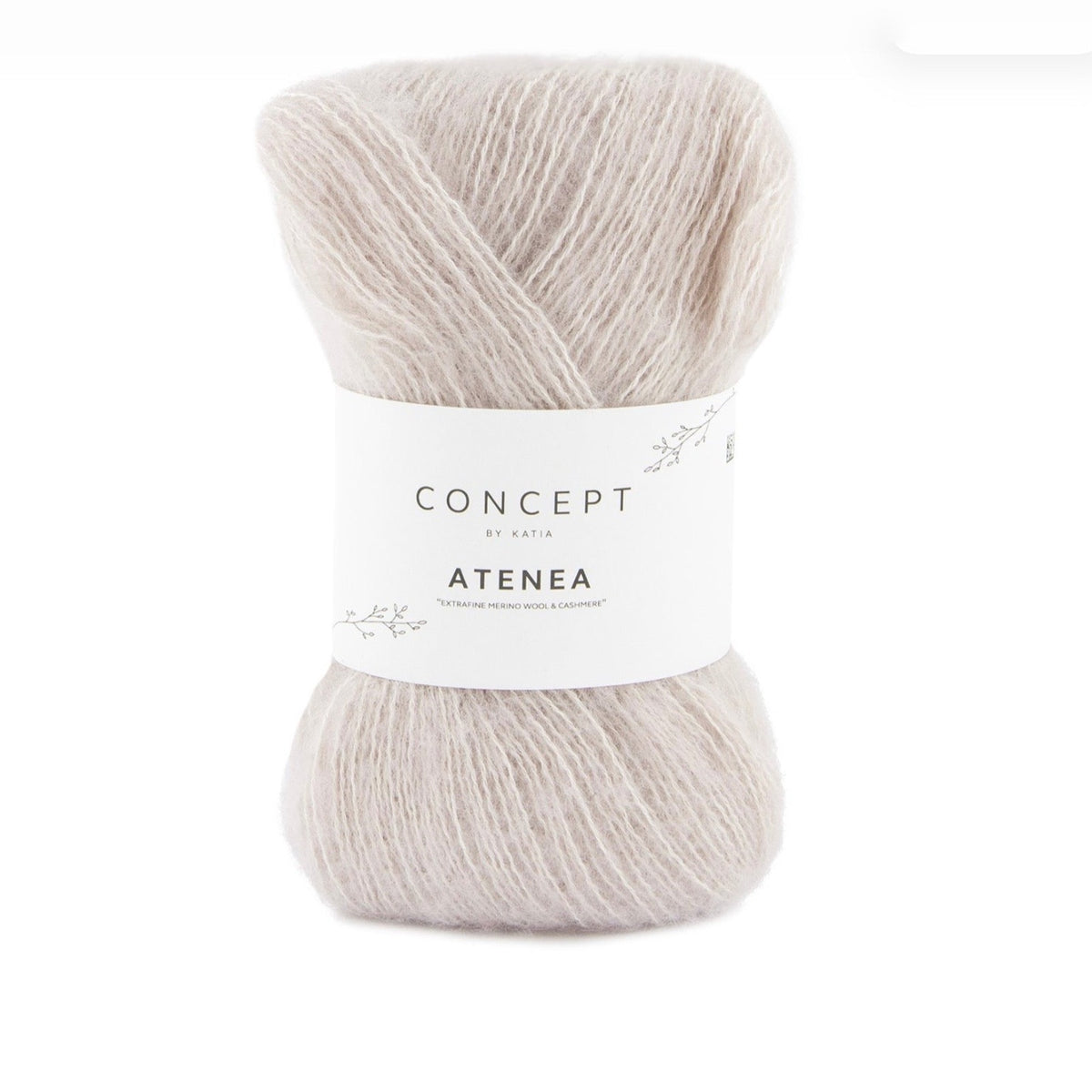 Katia Atenea, merino, cotton and cashmere ball, pink shade