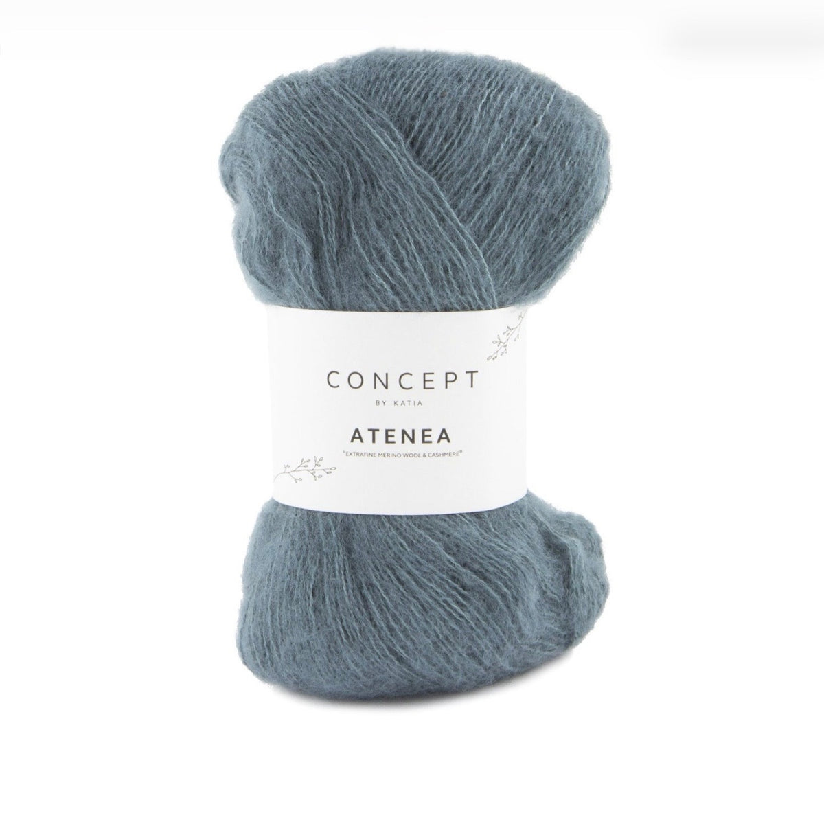 Katia Atenea, merino, cotton and cashmere ball, blue shade