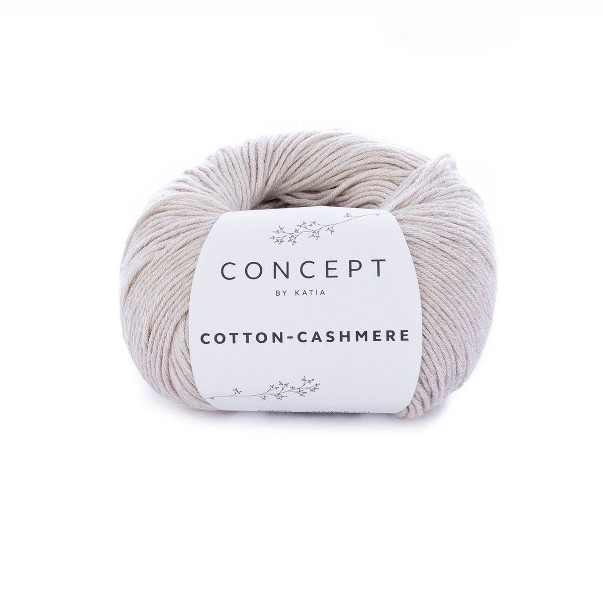 Katia Cotton-Cashmere, cotton and cashmere ball, beige shade