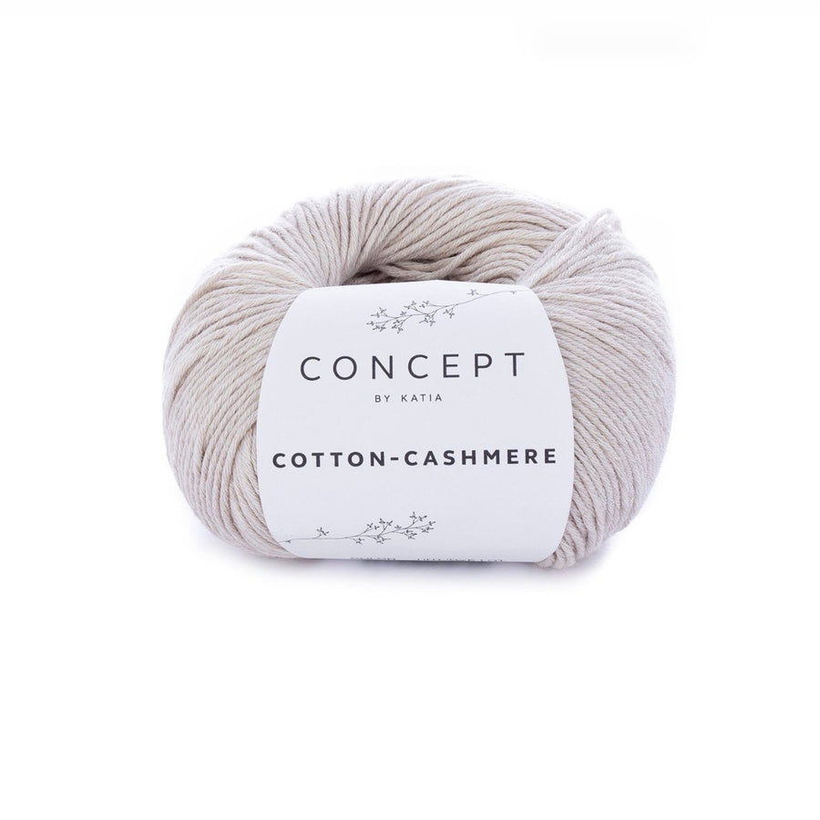 Katia Cotton-Cashmere, cotton and cashmere ball, beige shade