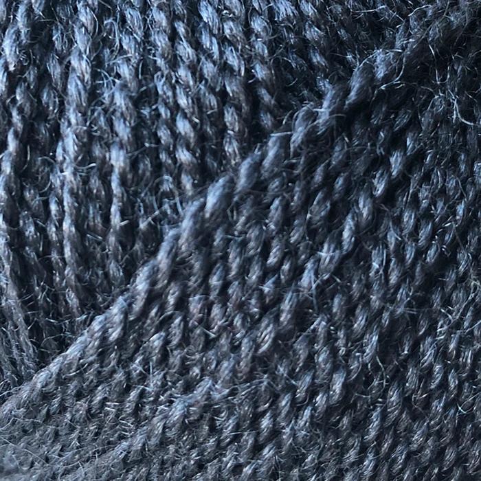 Gepard Wild & Soft, merino and tussah silk ball, navy shade