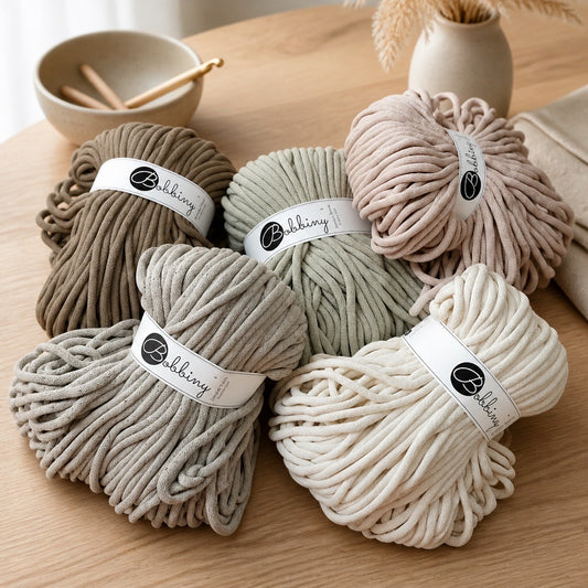 Bobbiny , 9mm Braided Cord