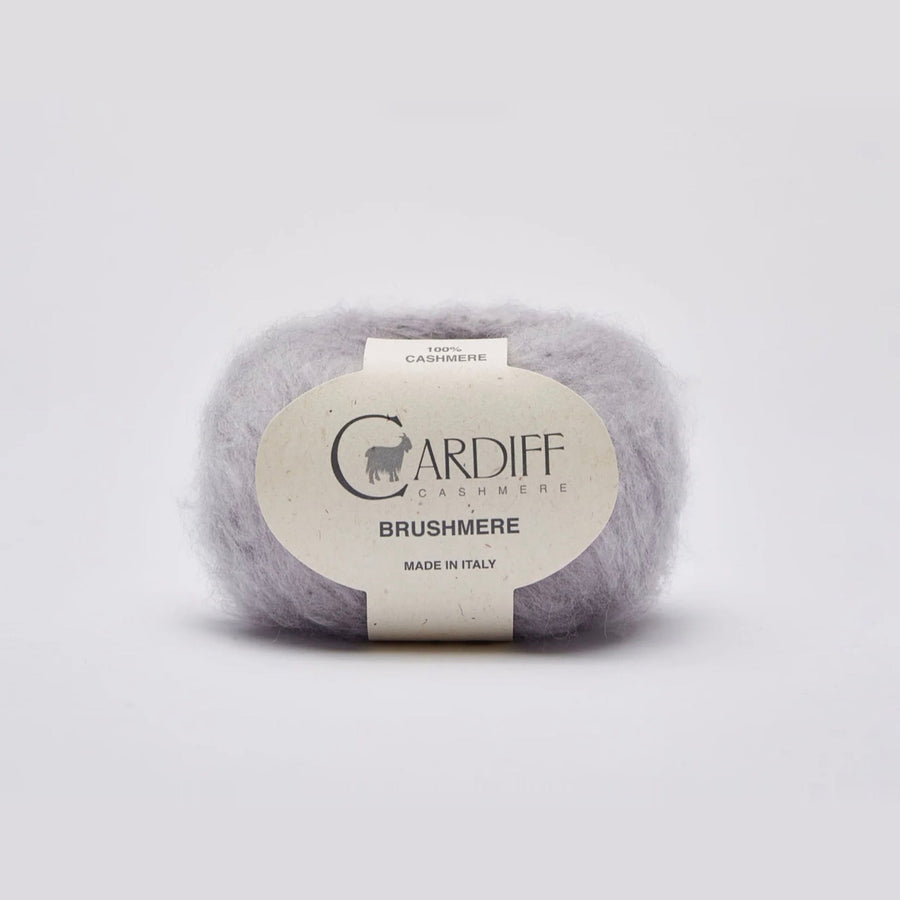 Cardiff Cashmere Brushmere, cashmere ball, grey shade