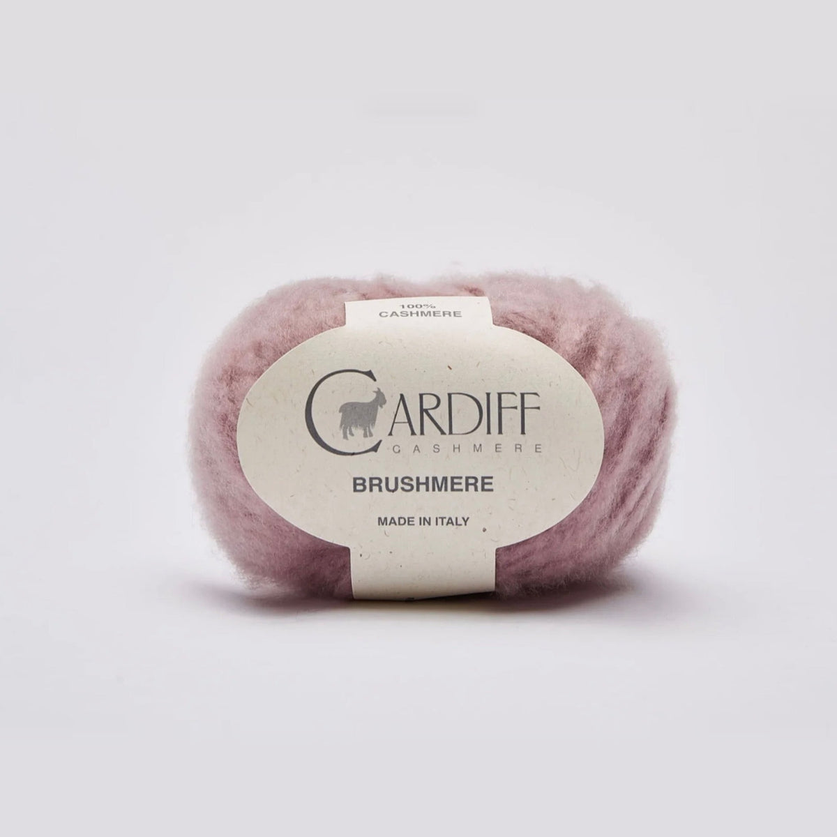 Cardiff Cashmere Brushmere, cashmere ball, pink shade