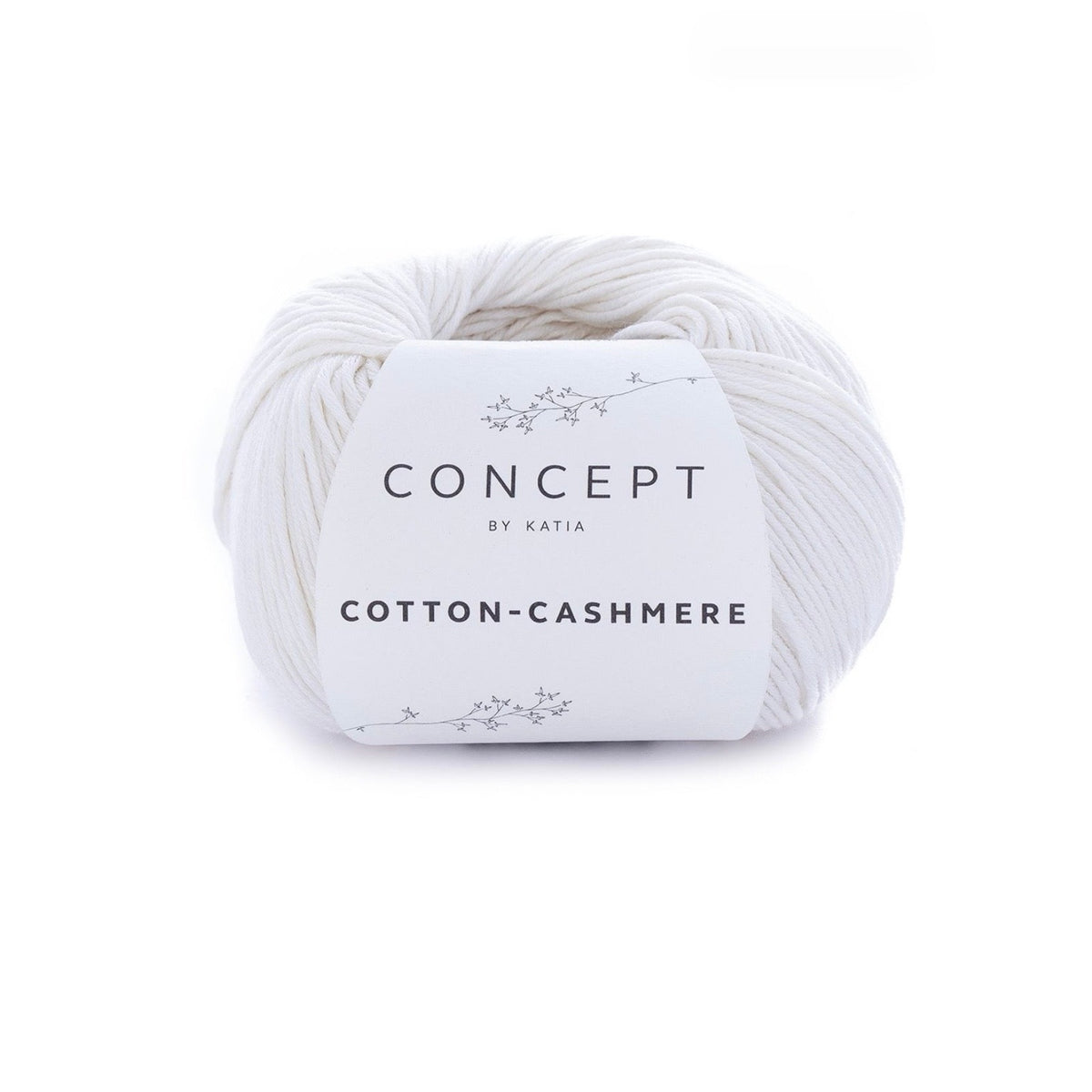 Katia Cotton-Cashmere, cotton and cashmere ball, off-white shade