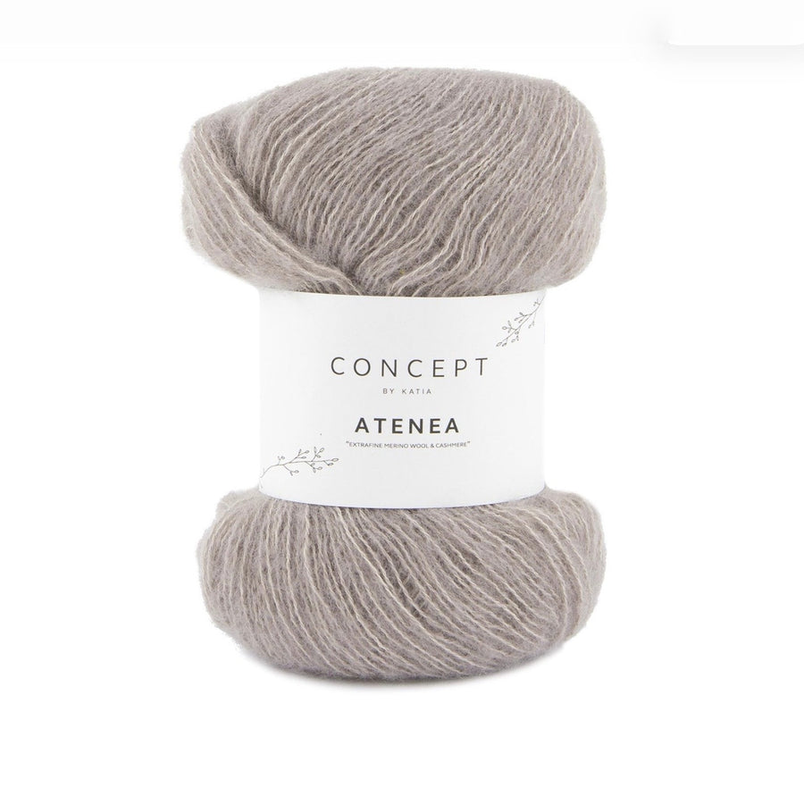 Katia Atenea, merino, cotton and cashmere ball, lilac shade