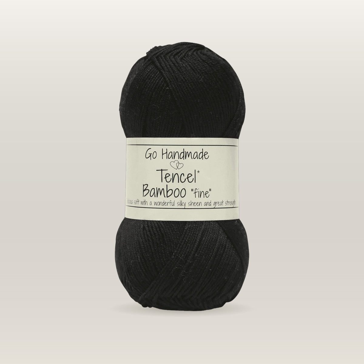 Tencel Bamboo Fine – Go Handmade, bamboo and Tencel ball, black shade