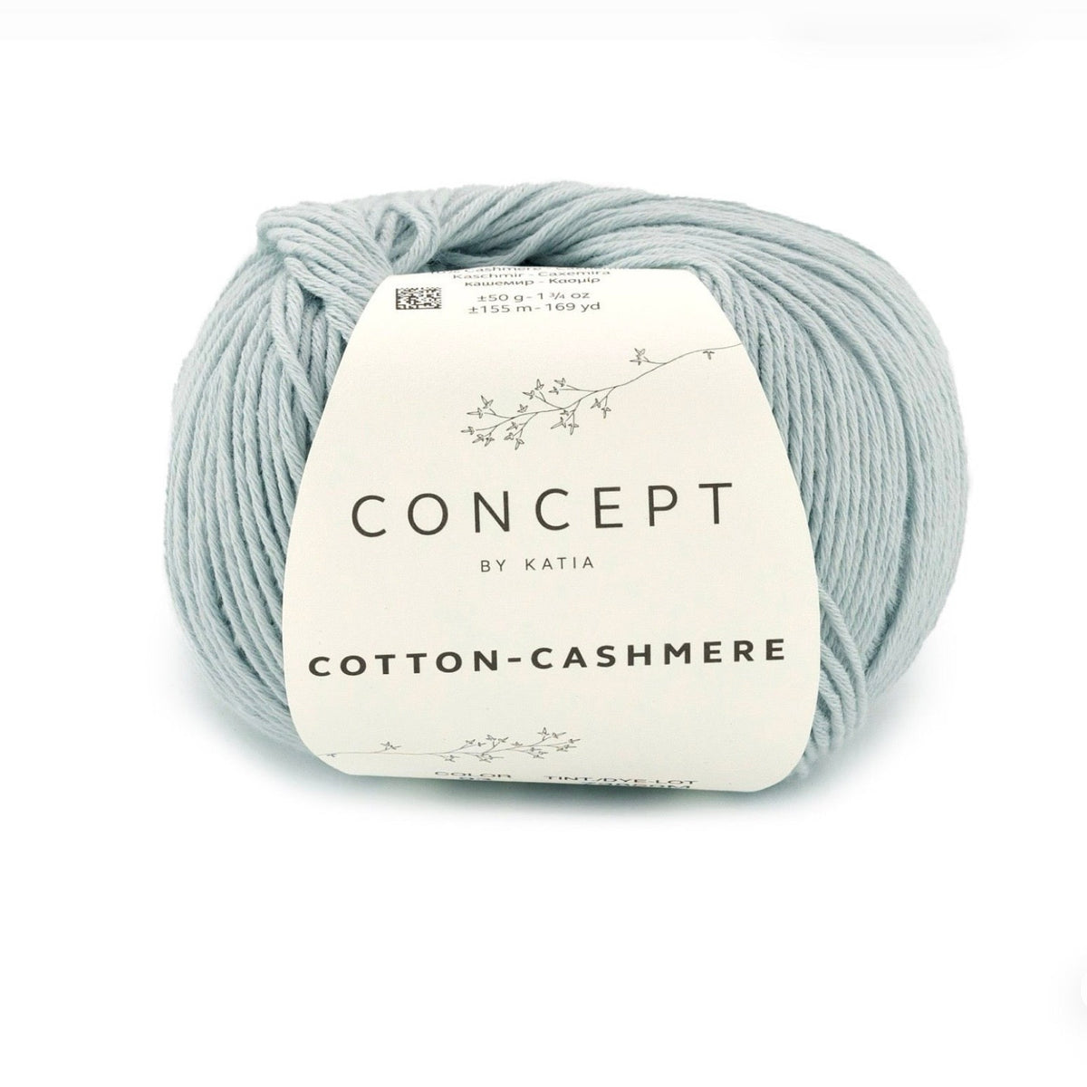Katia Cotton-Cashmere, cotton and cashmere ball, blue shade