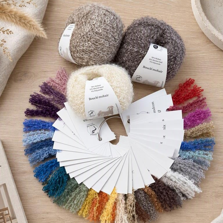 Mohair by Canard Bouclé, mohair, merino and nylon skein
