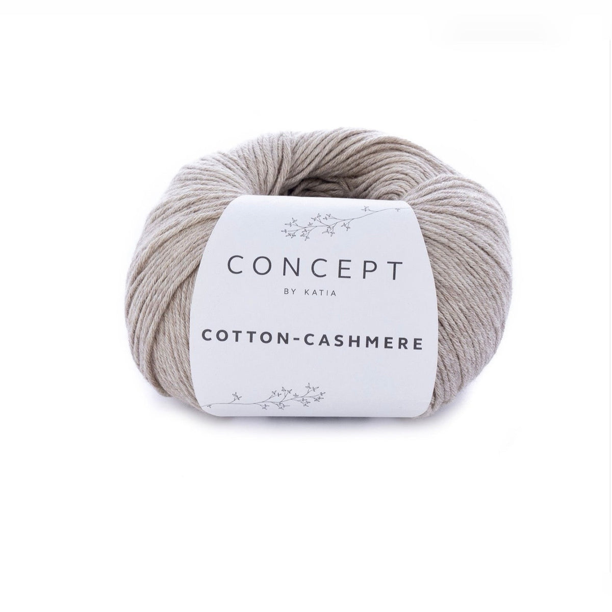 Katia Cotton-Cashmere, cotton and cashmere ball, beige shade
