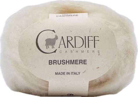 Cardiff Brushmere – 100% Cashmere Bouclé Yarn – 25 g — 101