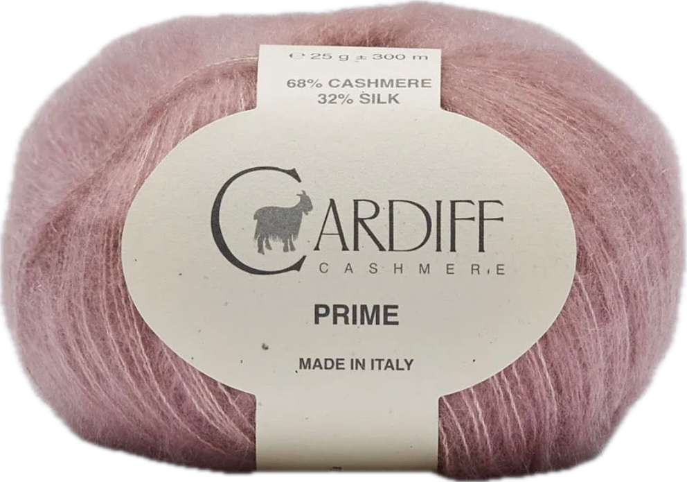 Cardiff Cashmere Prime ball, shade 106 (pink)