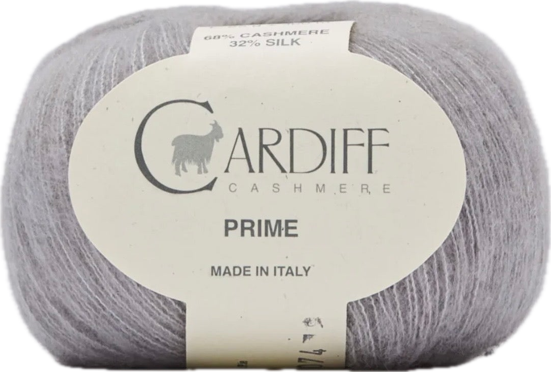 Cardiff Cashmere Prime ball, shade 123 (grey)