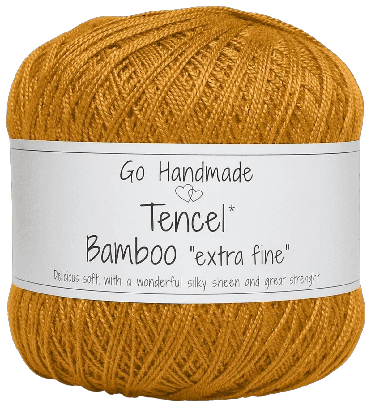 Tencel Bamboo Extra Fine ball, shade Curry (mustard)