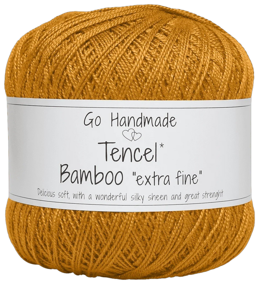Tencel Bamboo Extra Fine ball, shade Curry (mustard)