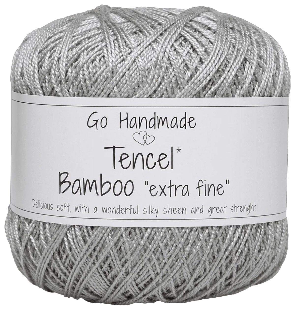 Tencel Bamboo Extra Fine ball, shade Grey (grey)