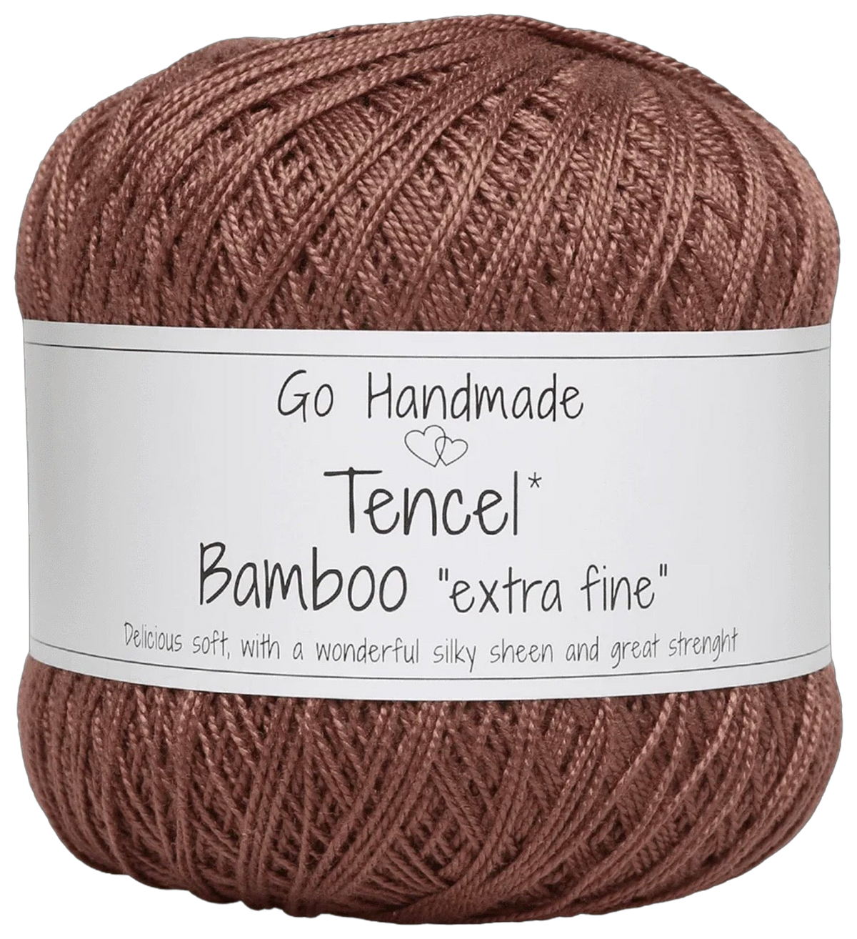 Tencel Bamboo Extra Fine ball, shade Rusty (brown)