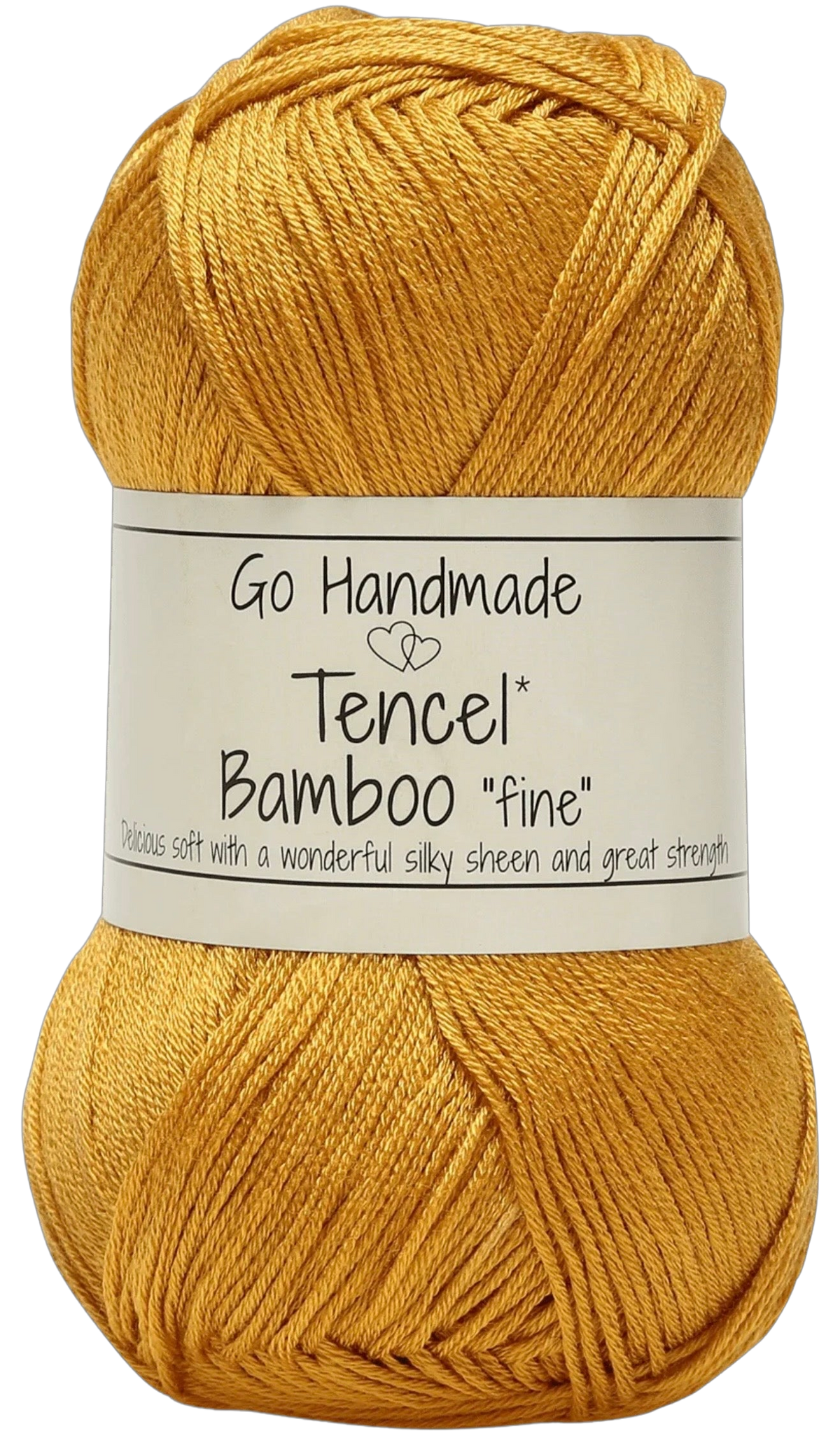 Tencel Bamboo Fine ball, shade Curry (mustard)