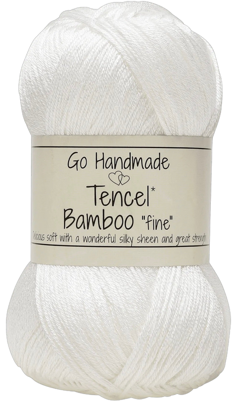 Tencel Bamboo Fine – Tencel & Bamboo Yarn — White