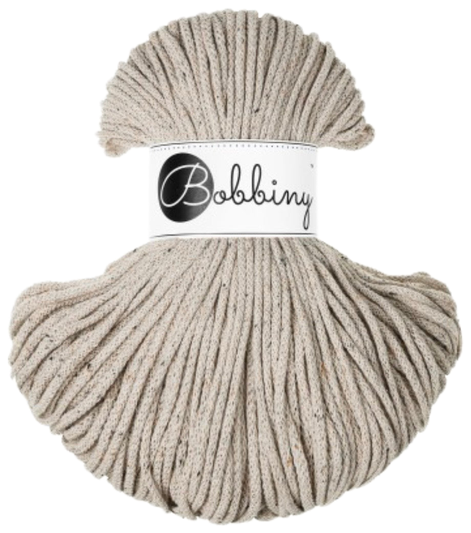 Bobbiny 3 mm ball, shade Leopard (brown)