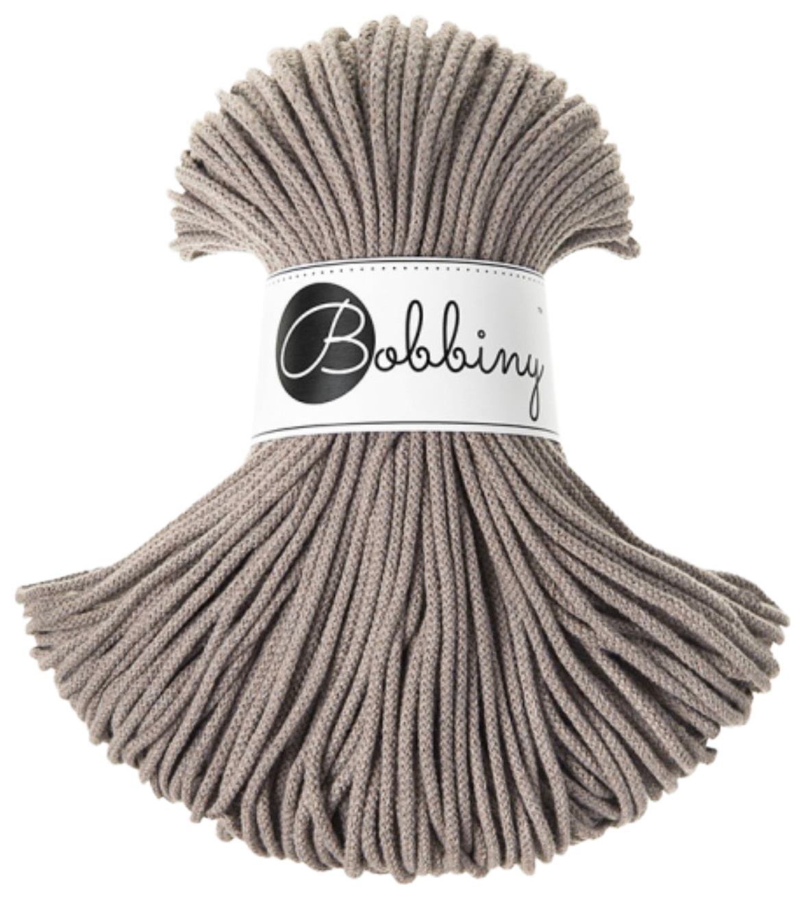 Bobbiny 3 mm ball, shade Coffee (brown)