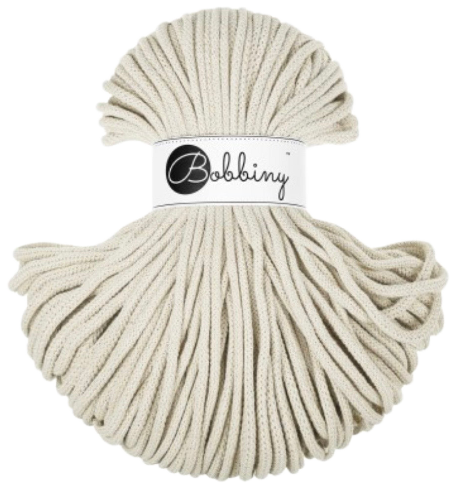 Bobbiny 5 mm ball, shade Cashmere beige (beige)