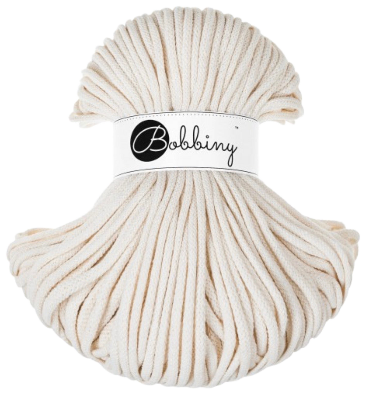 Bobbiny 5 mm ball, shade Natural (off-white)