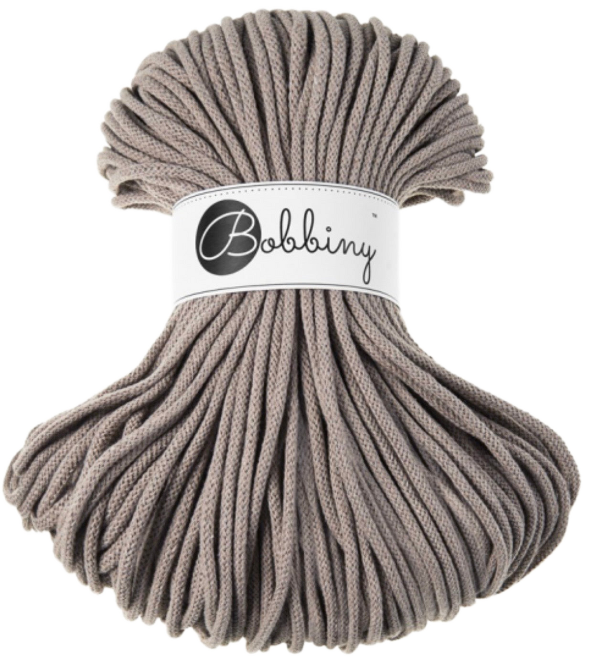 Bobbiny 5 mm ball, shade Coffee (brown)