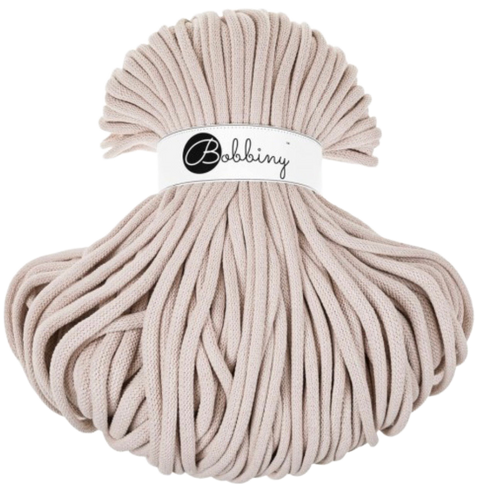 9mm Braided Cord — Nude