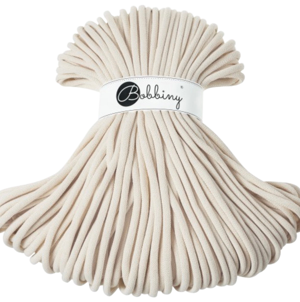 Bobbiny 9 mm ball, shade Natural (off-white)