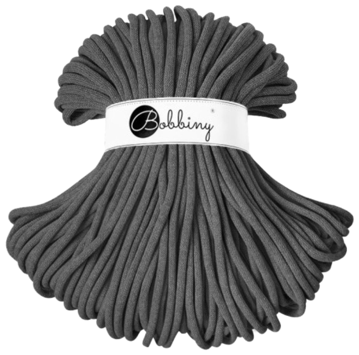 Bobbiny 9 mm ball, shade Charcoal (grey)