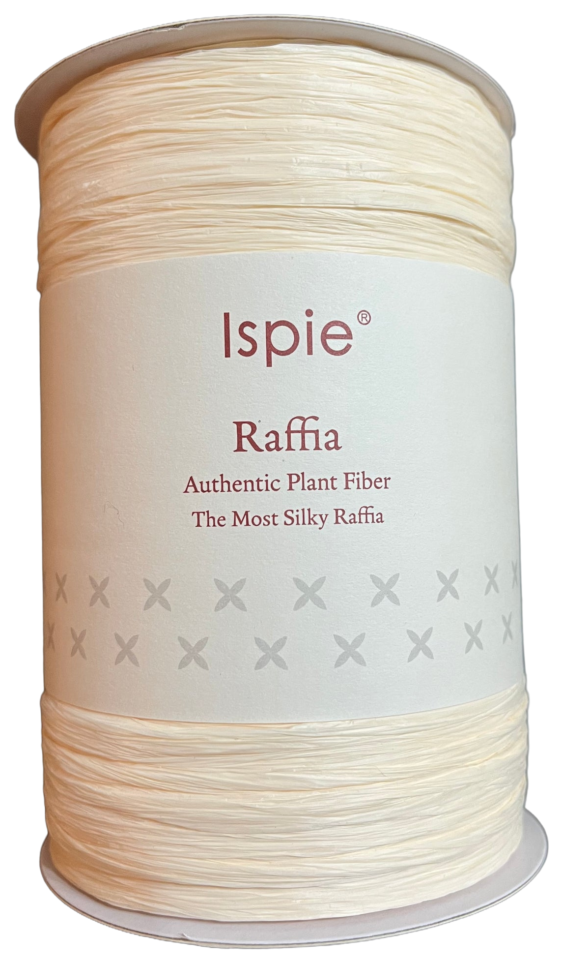 Ispie Raffia spool, shade 105F ivory (off-white)