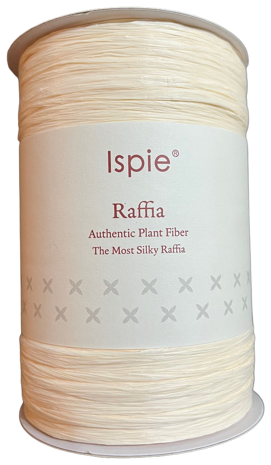 Ispie Raffia spool, shade 105F ivory (off-white)