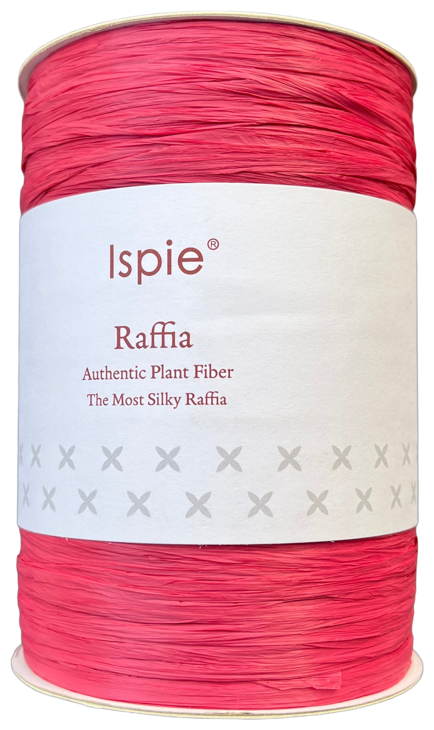 Ispie Raffia spool, shade Burgundy (burgundy)