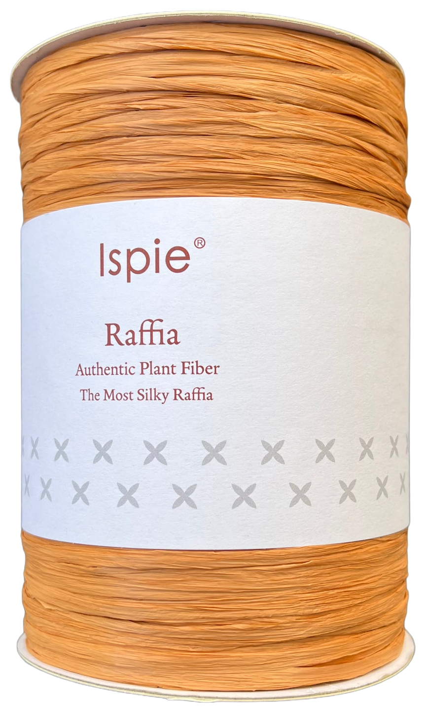 Ispie Raffia spool, shade Autumn (orange)