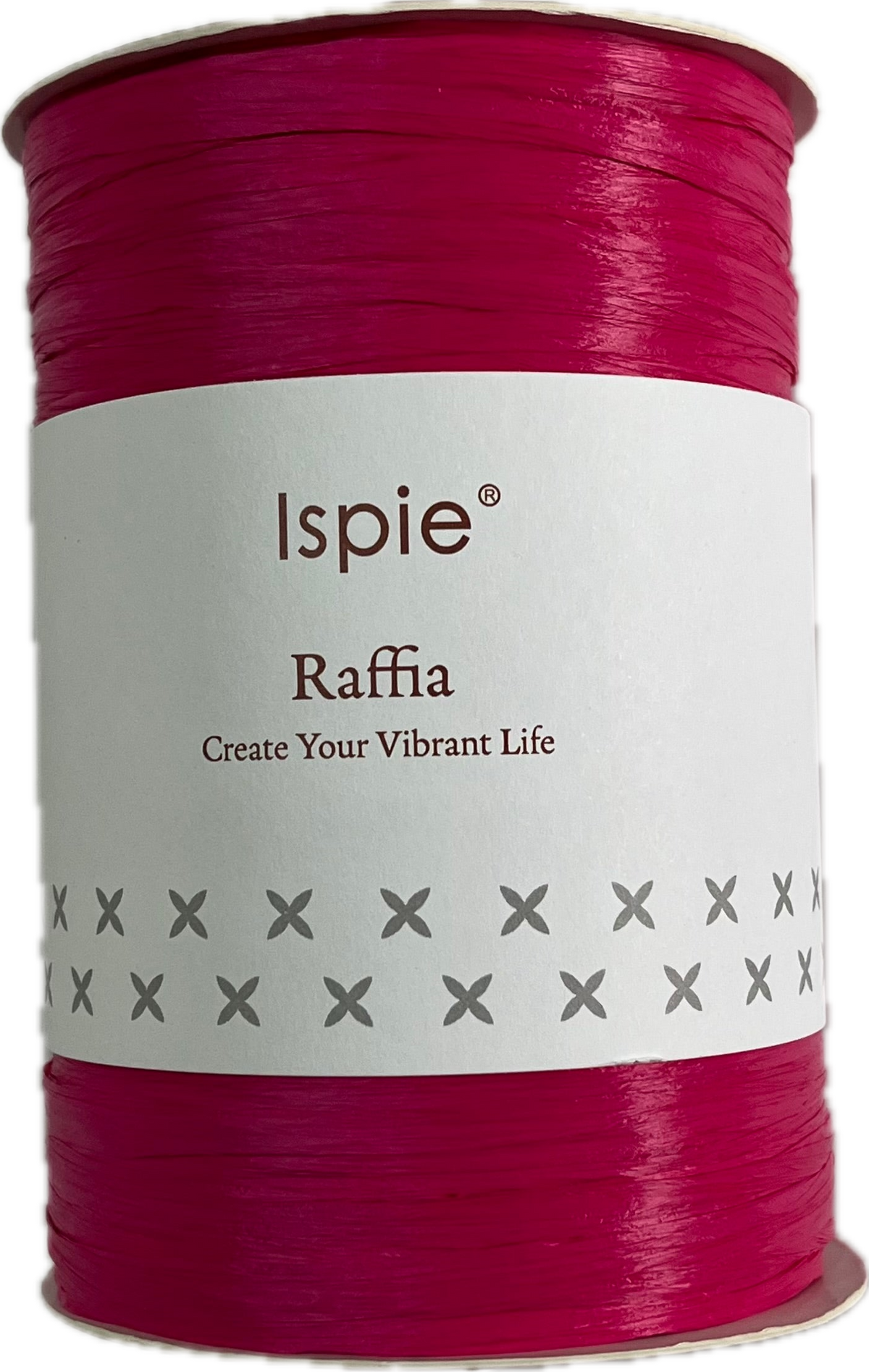 Ispie Raffia spool, shade Magenta (fuchsia)