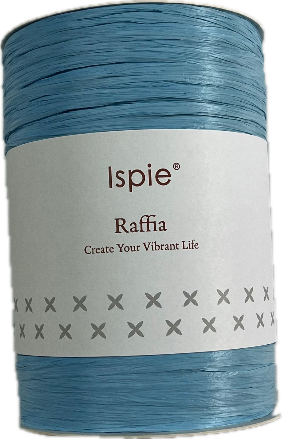 Ispie Raffia spool, shade Milk blue (blue)
