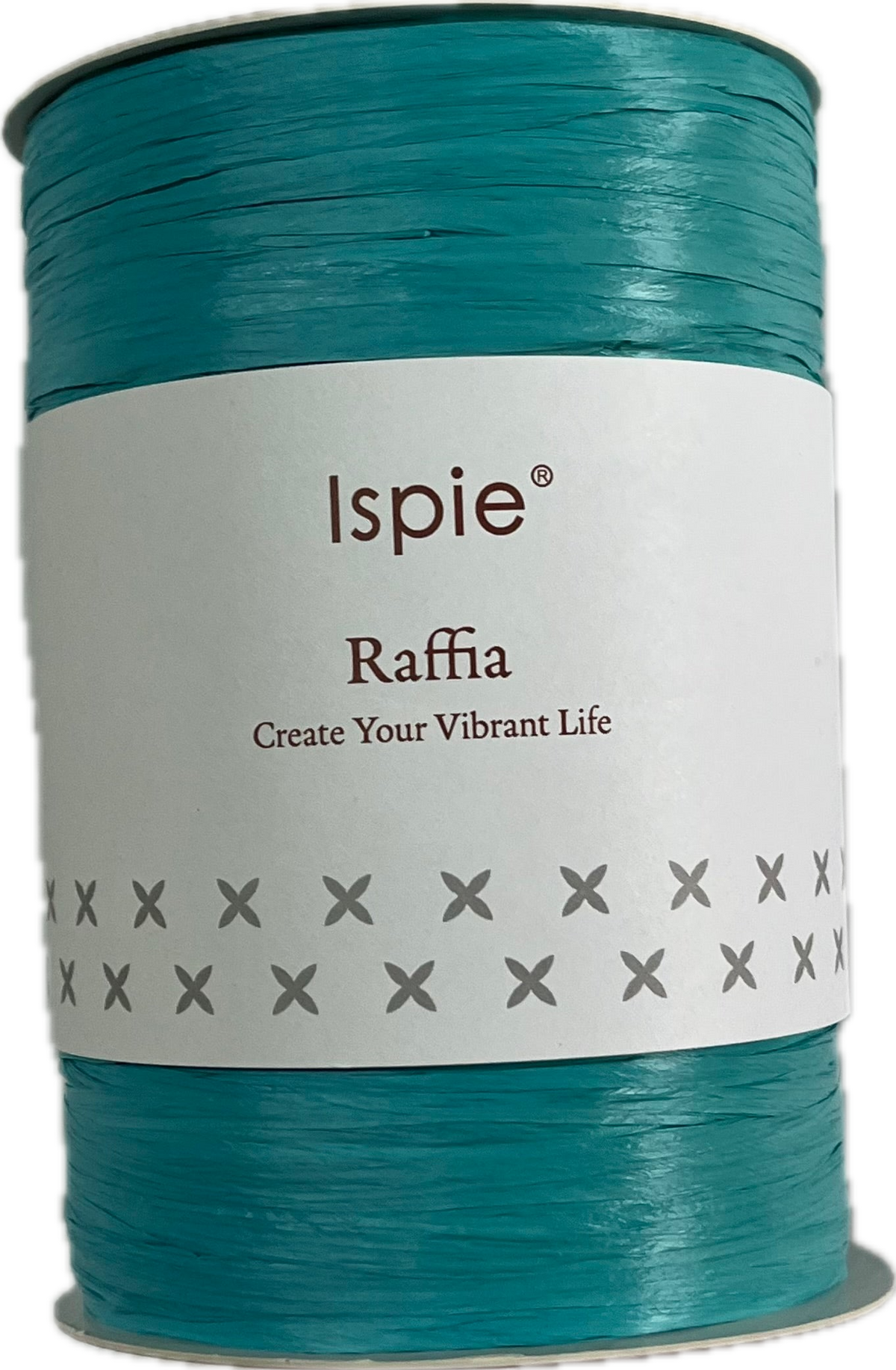 Ispie Raffia spool, shade Dark turquoise (turquoise)