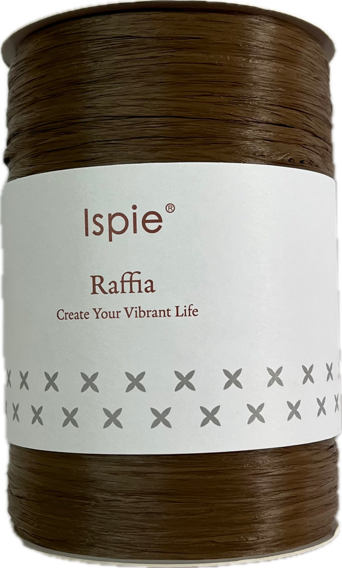 Ispie Raffia spool, shade Earth (brown)