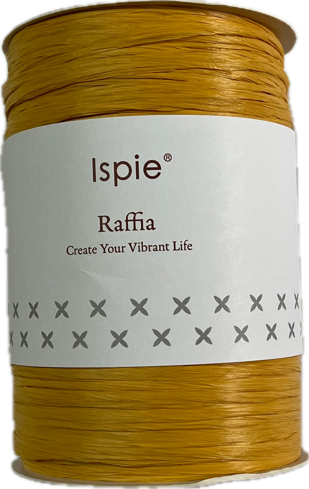Ispie Raffia spool, shade Turmeric (mustard)