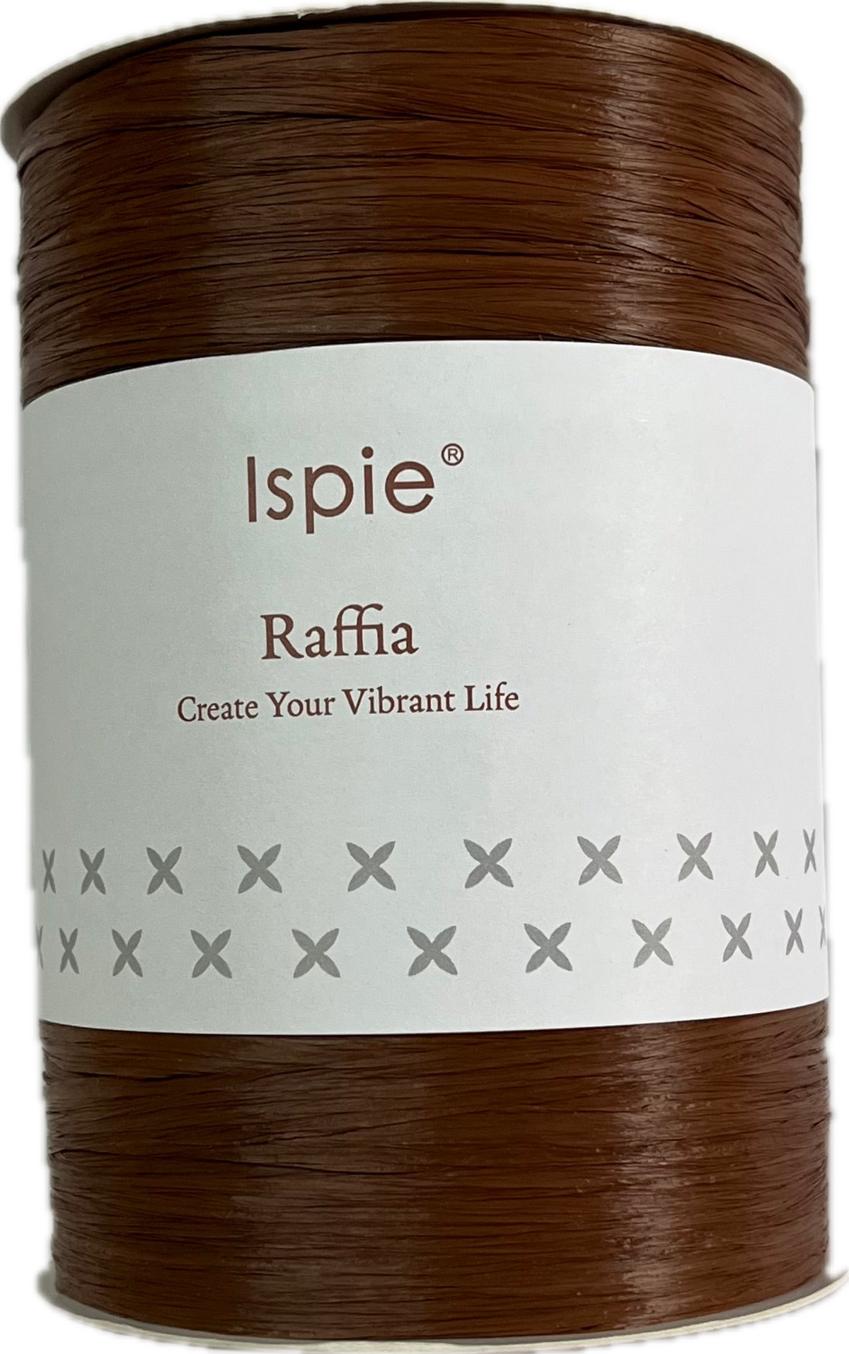 Ispie Raffia spool, shade Tan (brown)