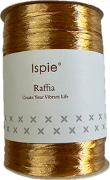 Raffia Metallic – Shimmering Viscose Raffia Yarn · Bronze