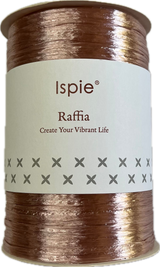 Raffia Metallic – Shimmering Viscose Raffia Yarn · Vintage pink