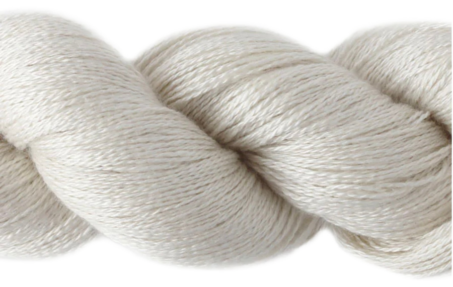 Silky Cashmere skein, shade F01 (off-white)