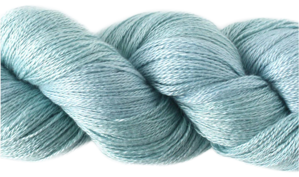 Silky Cashmere skein, shade F08 (turquoise)