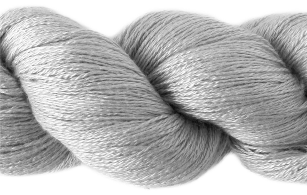 Silky Cashmere skein, shade F13 (grey)