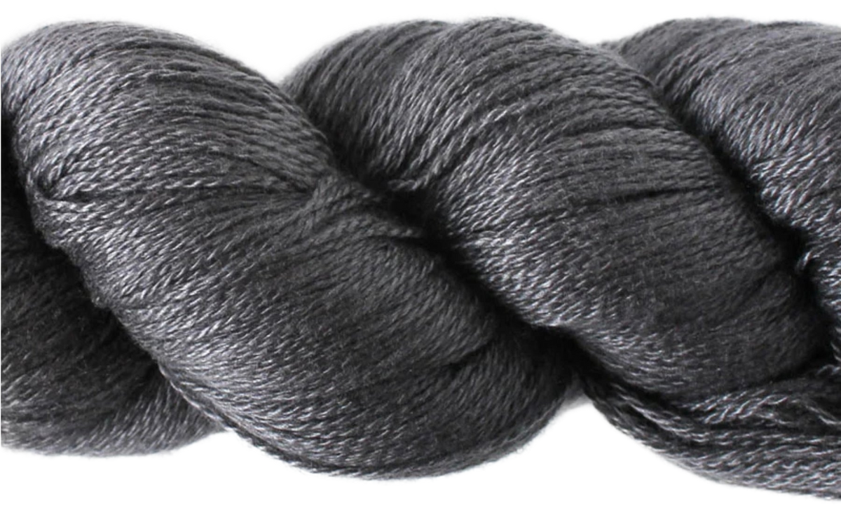 Silky Cashmere skein, shade F21 (grey)