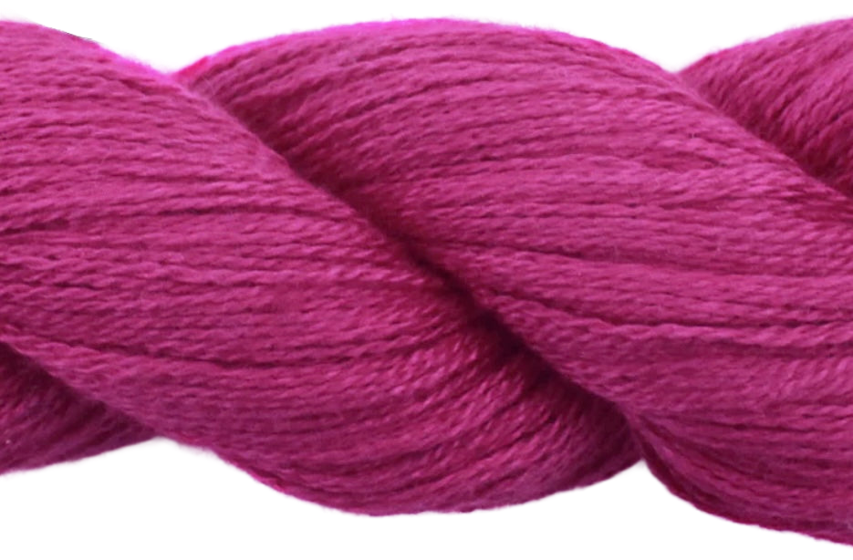 Silky Cashmere skein, shade F23 (fuchsia)